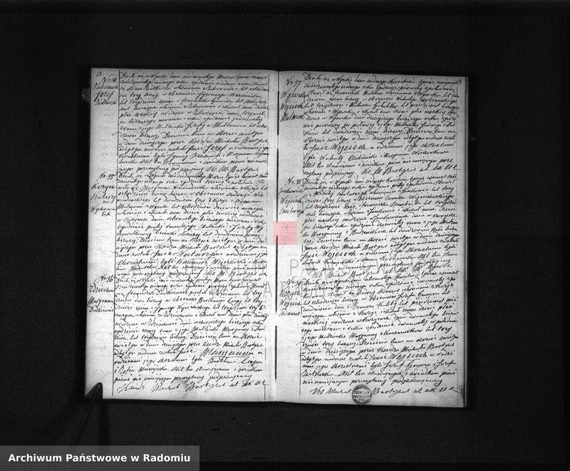 image.from.unit.number "Duplikat akt Urodzonych, Zaślubionych i Zmarłych Parafij Wysoka spisanych za rok 1867"