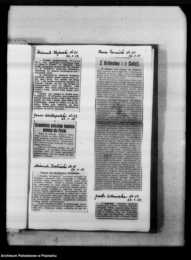 Obraz 16 z jednostki "Papież a Polska. Pomoc dla Polski [Wycinki prasowe]"