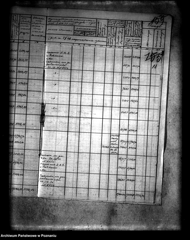 Obraz 15 z jednostki "/Wykaz stanu posiadania uczestników scalania wsi Morzysław powiatu konińskiego i rejestr pomiarowy"