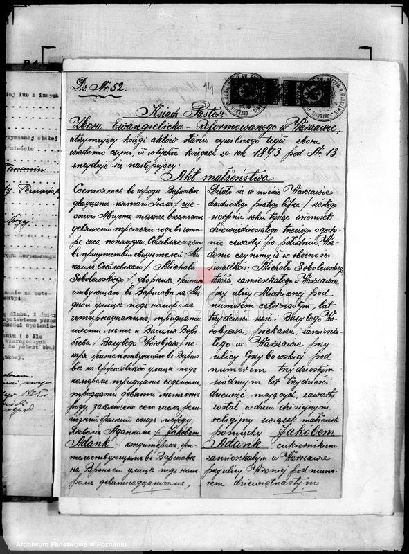 Obraz 18 z jednostki "/Spis Weteranów i Wdów po weteranach z 1863 r./"