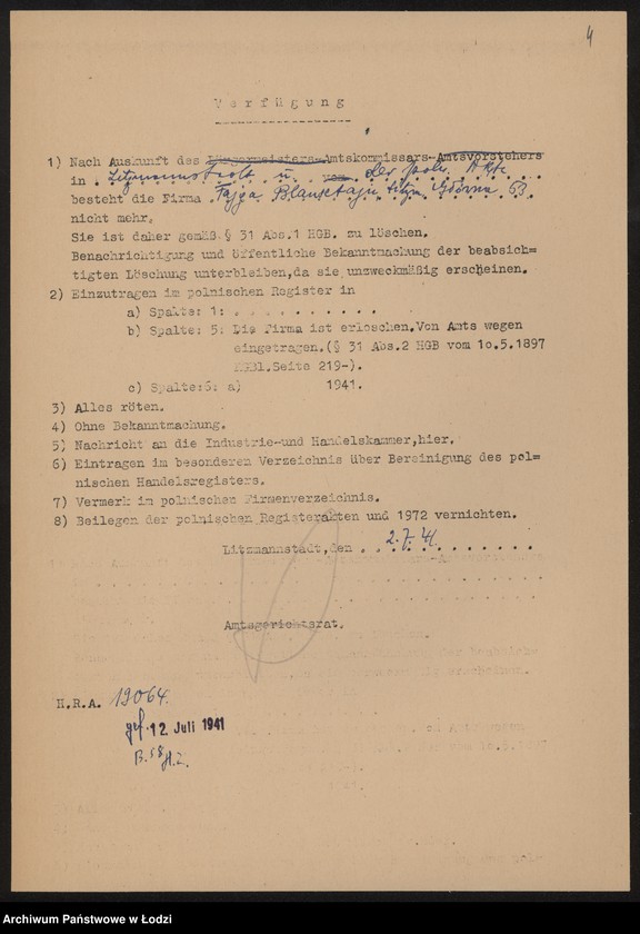 Obraz 6 z jednostki "Fajga Blausztajn – drobna sprzedaż galanterii"