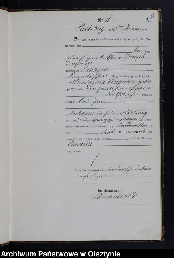 image.from.unit.number "Geburts-Haupt-Register Nr 1 - 150"