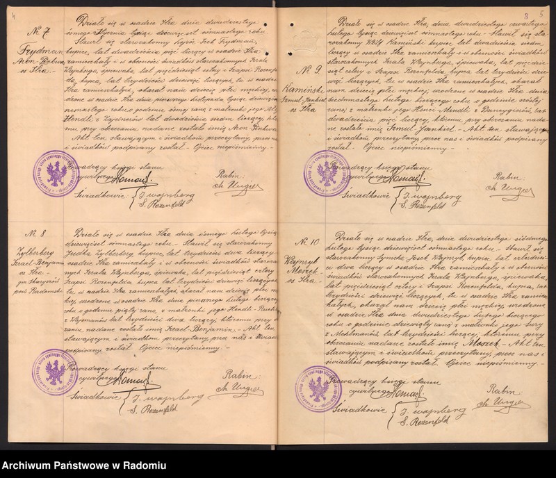image.from.unit.number "[Duplikat akt urodzonych, zaślubionych i zmarłych Okręgu Bóżniczego Iłża za 1918 r.]"