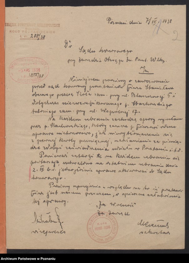 image.from.unit.number "Akta Sądu Honorowego Związku Powstańców Wielkopolskich."