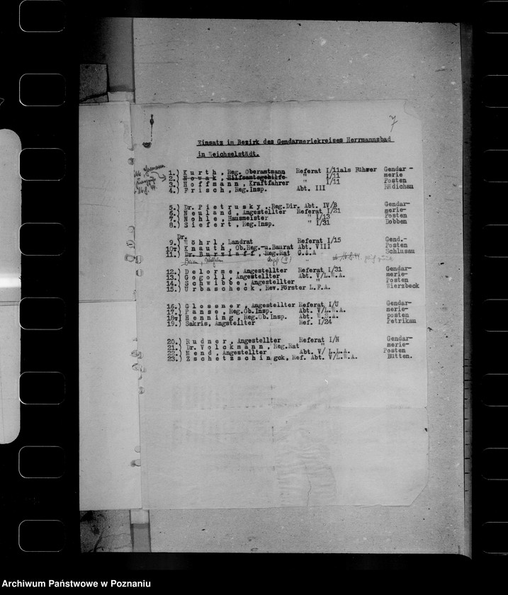 Obraz 10 z jednostki "Hilfsdienst bei der Gendarmerie"