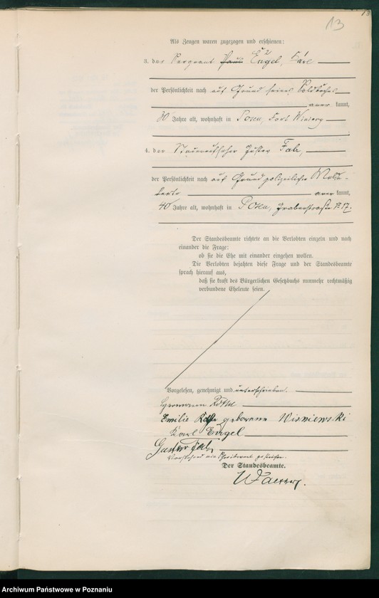 Obraz 15 z jednostki "Księga małżeństw tom I"