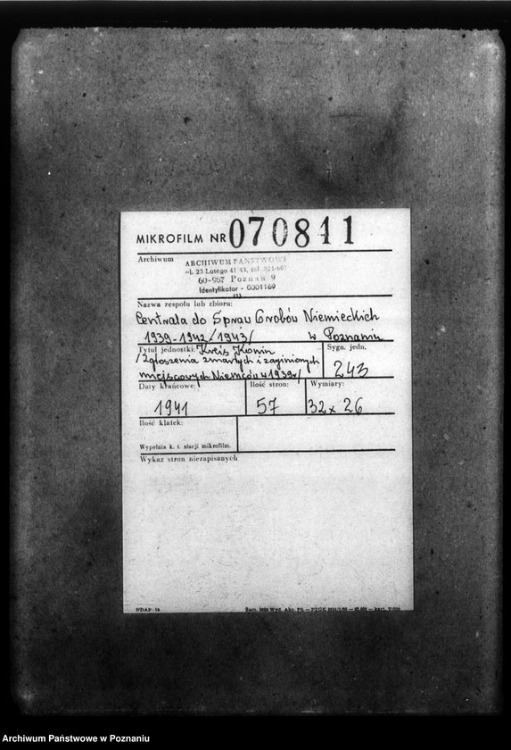 Obraz 2 z jednostki "Kreis Konin. Zgłoszenia zmarłych i zaginionych miejscowych Niemców w 1939 roku"