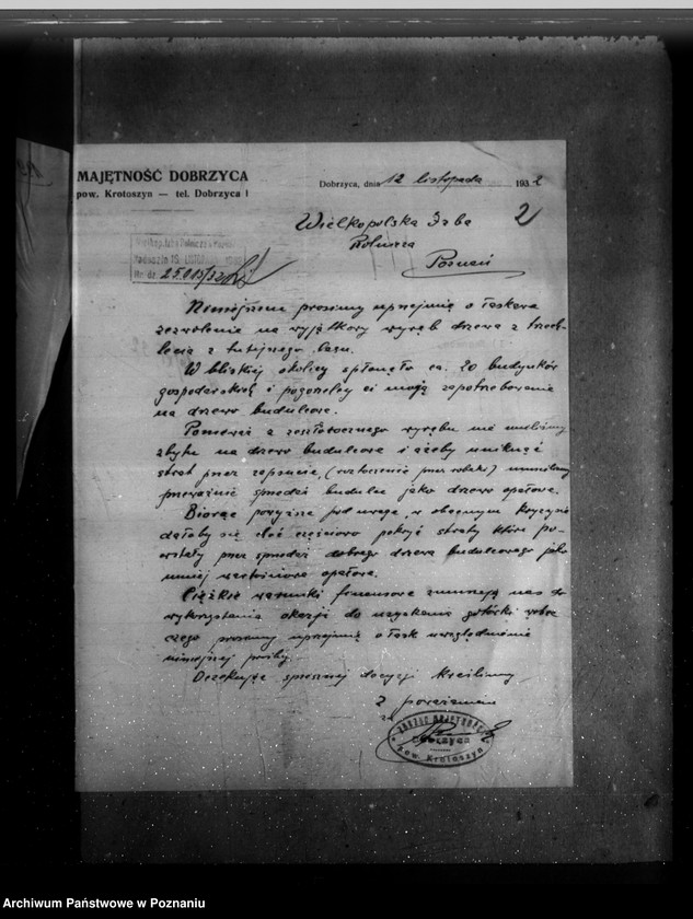 Obraz 6 z jednostki "/Majętność leśna Bugaj / powiat krotoszyński"