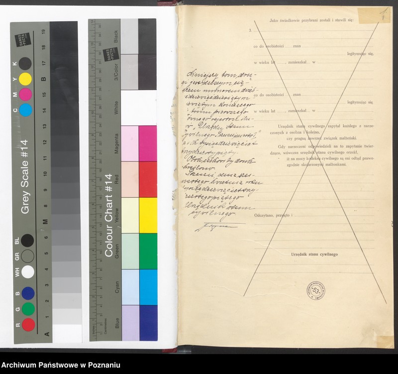 Obraz 3 z jednostki "Księga miejscowa małżeństw tom II [Rejestr główny małżeństw]"