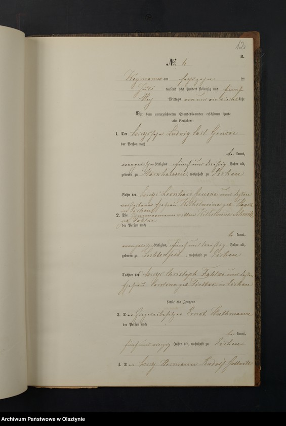 image.from.unit.number "Heiraths-Neben-Register Nr 1 - 14"