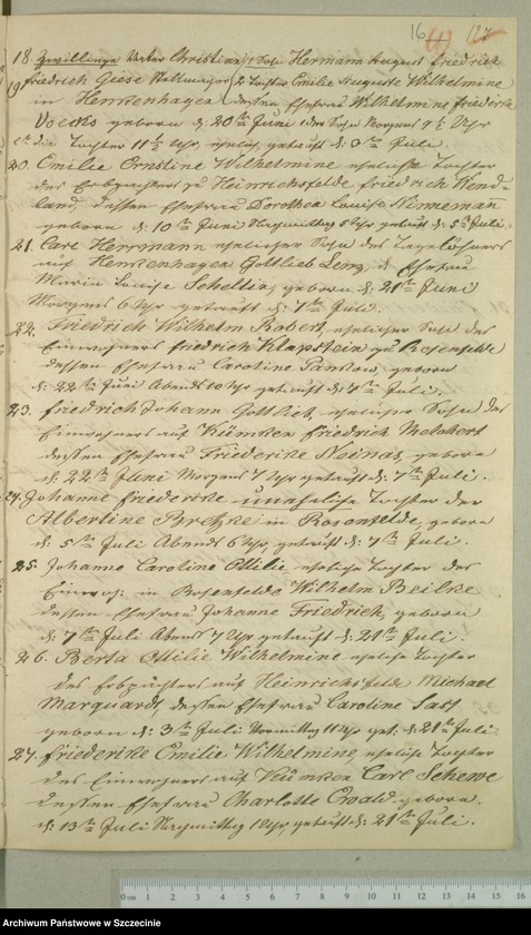 image.from.unit.number "Die Duplicate des Kirchenbuchs von Claushagen [Przytoń], Gerdshagen [Gardno], Rosenfelde [Brzeźniak] und Bernsdorff [Zdrojewo]"