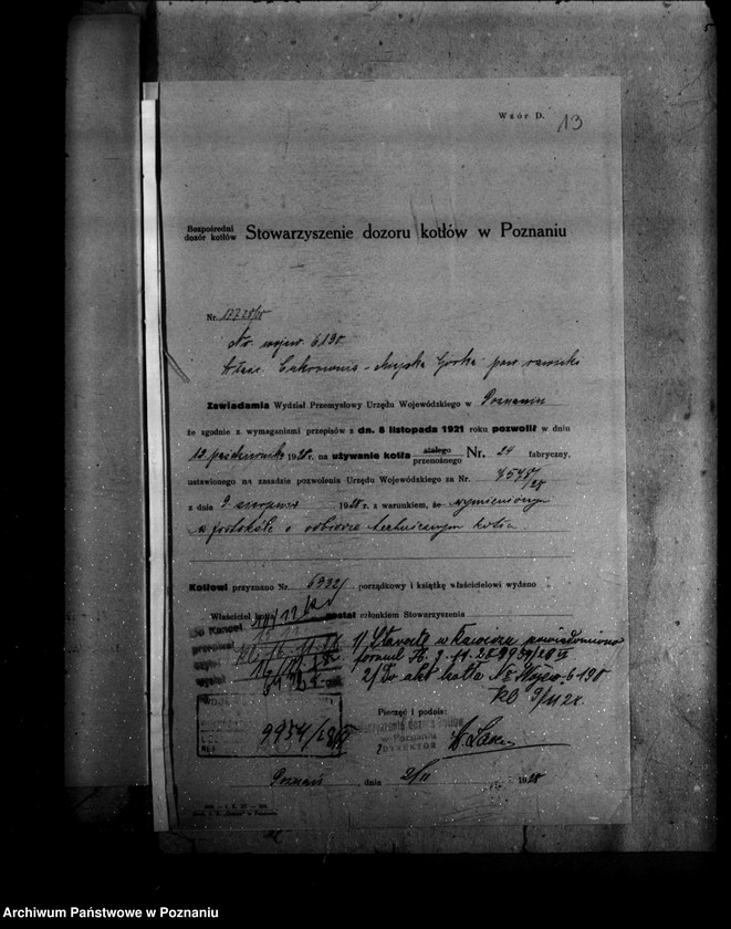 image.from.unit.number "Cukrownia w Miejskiej Górce powiat rawicki nr woj. kotła 6190"