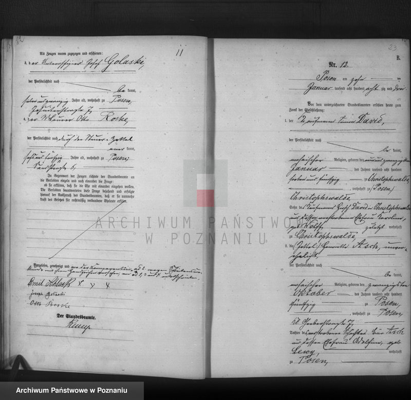 Obraz 13 z jednostki "Księga małżeństw t. I"