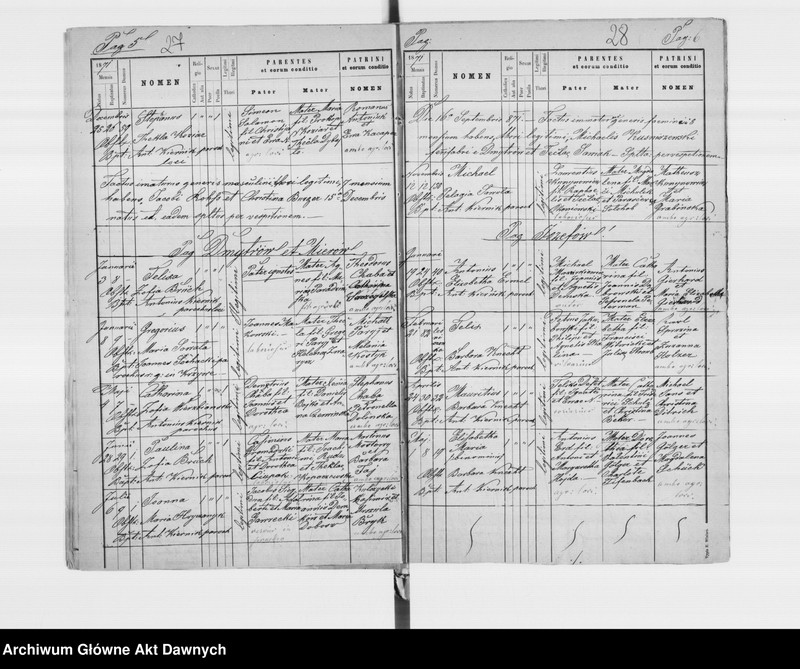 image.from.unit.number "Parafia: Radziechów. Dekanat: Busk. Kopie z ksiąg metrykalnych ur., śl., zg. dla całej parafii (miasto Radziechów i wsie)."