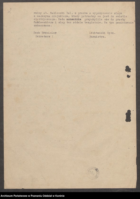image.from.unit.number "Protokoły posiedzeń [Miejskiej Rady Narodowej]"
