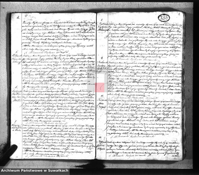 image.from.unit.number "Duplikat parafij wiżaynskiey z roku 1829"