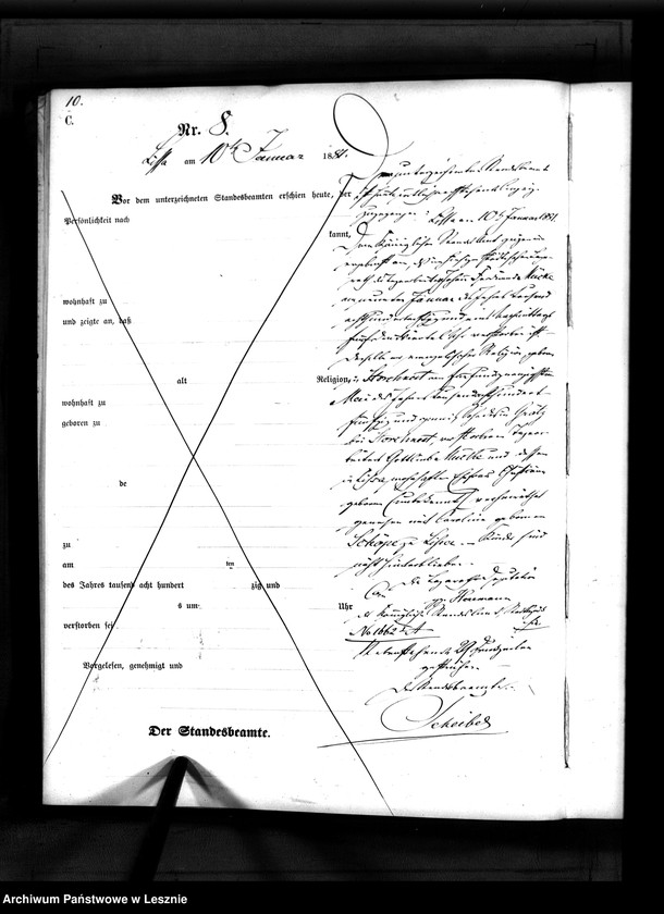 Obraz 11 z jednostki "[Księga zgonów - miasto]"