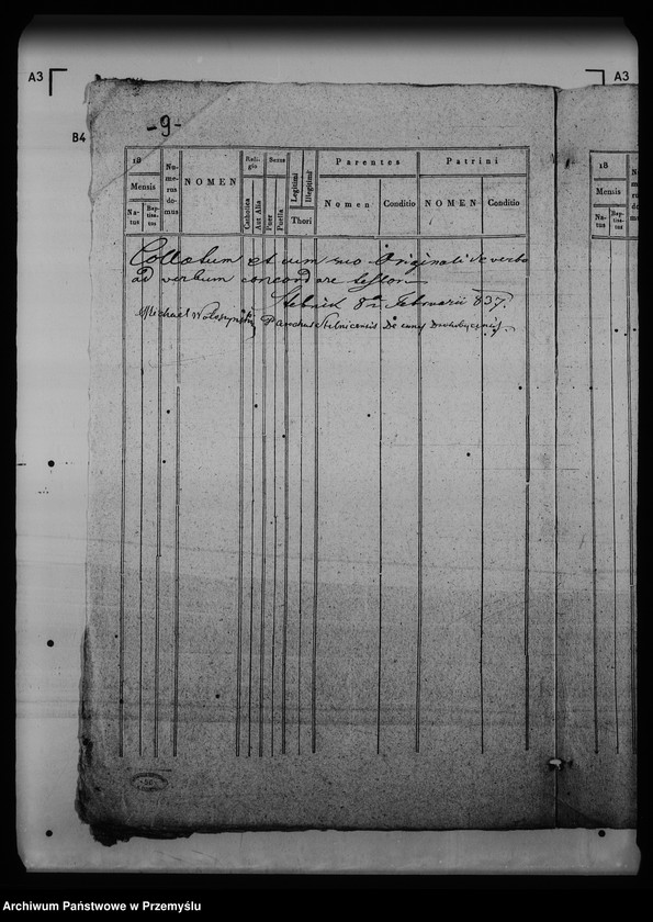 Obraz 15 z jednostki "[Kopie ksiąg metrykalnych parafii Krynica (dekanat Medenice)]"
