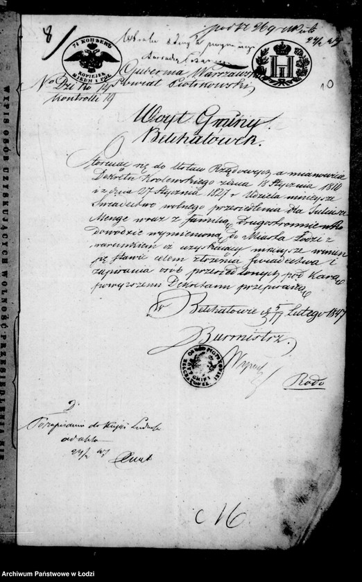 Obraz 12 z jednostki "Akta tyczące się przesiedleń"