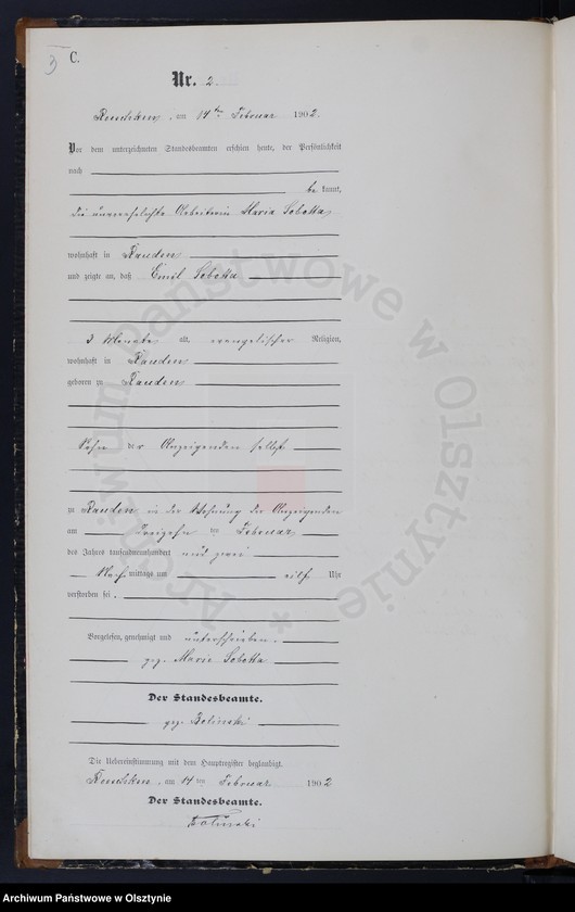 image.from.unit.number "Sterbe-Neben-Register Nr 1 - 46"