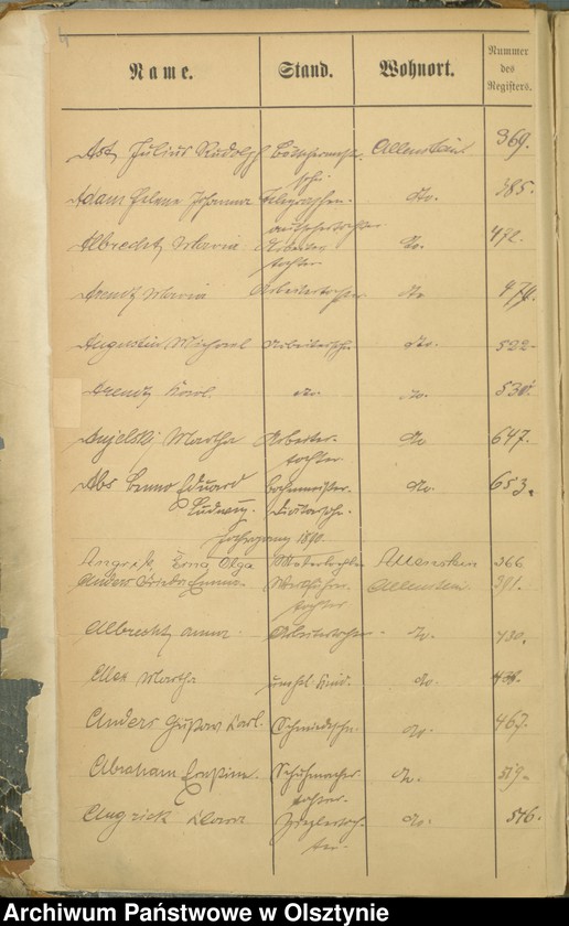image.from.unit.number "Alphabetisches Namenverzeichnis zum Geburtenbuch"