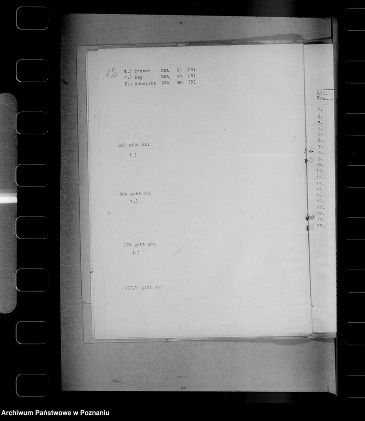 Obraz 16 z jednostki "Abstellung von Gefolgschaftsmitglieder zur Polizei - Reserve"