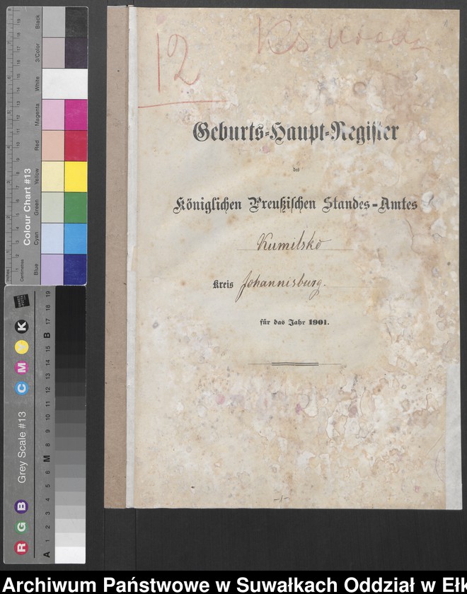 image.from.unit.number "Geburts-Haupt-Register des Königlichen Preussischen Standes-Amtes Kumilsko Kreis Johannisburg"