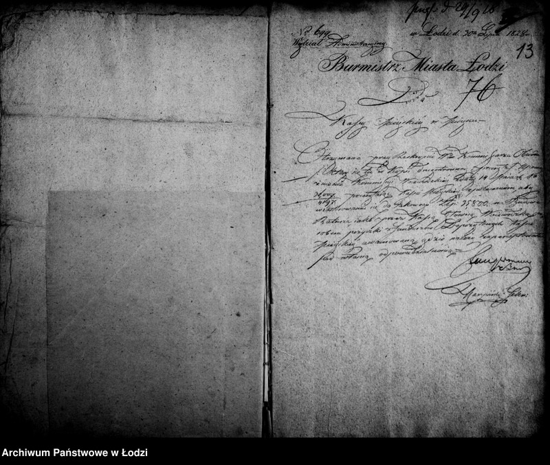 Obraz 16 z jednostki "Akta tyczące się budowy II-ego ratusza w mieście Łodzi"