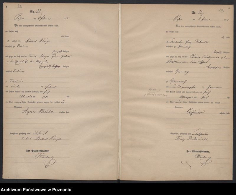 Obraz 15 z jednostki "Księga urodzeń"