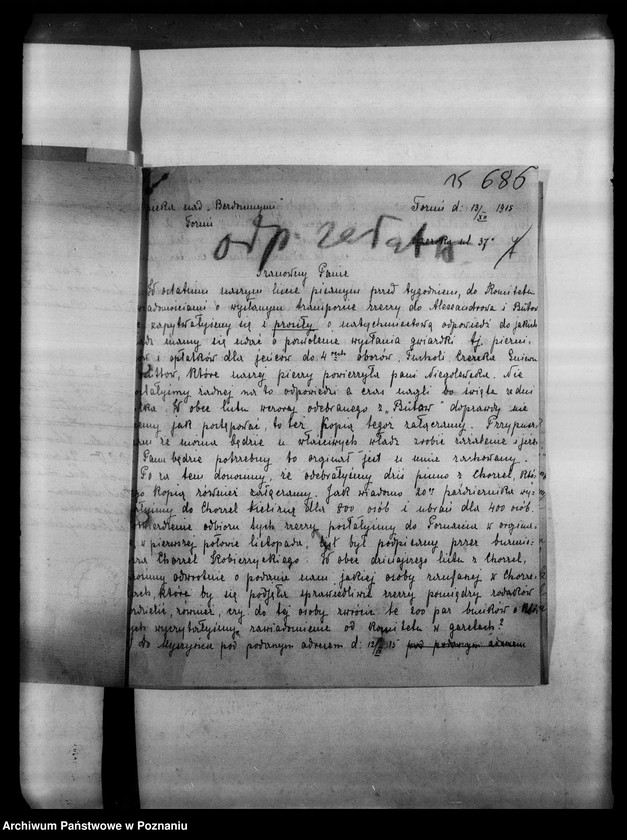 Obraz 19 z jednostki "Korespondencja różna osób przebywających na obczyźnie o pomoc materialną i prawną"