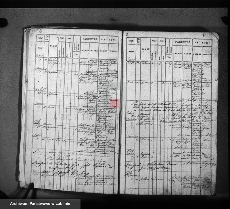 Obraz 6 z jednostki "Liber natorum, matriminium, sepultorum pro villa Wieprzowe Jezioro"