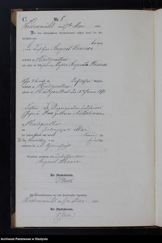 image.from.unit.number "Sterbe-Neben-Register Nr 1 - 28"