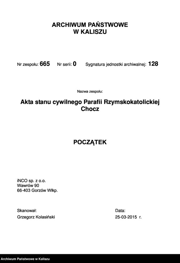 Obraz 3 z jednostki "Księga urodzeń, małżeństw i zgonów (duplikat)"