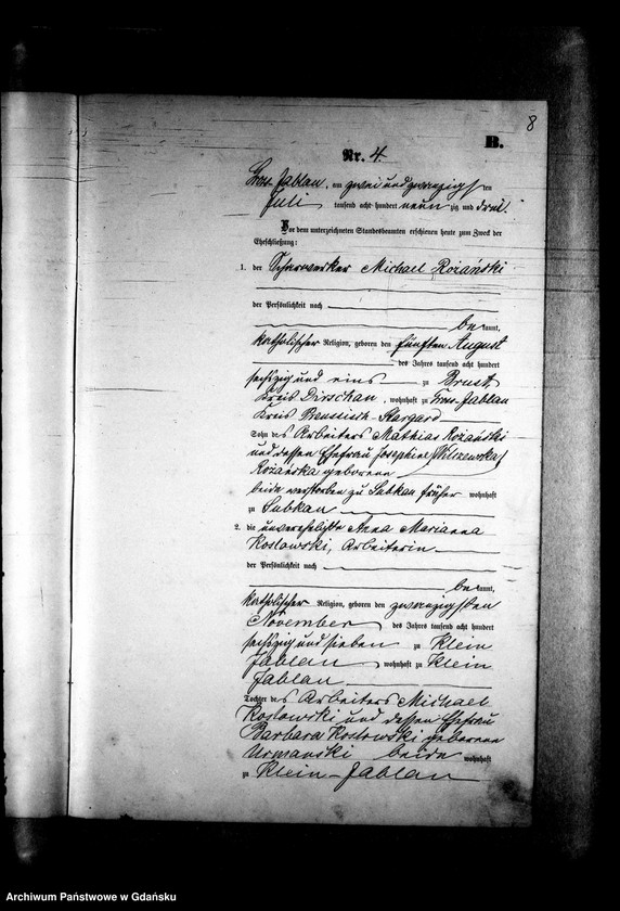 image.from.unit.number "Księga małżeństw"