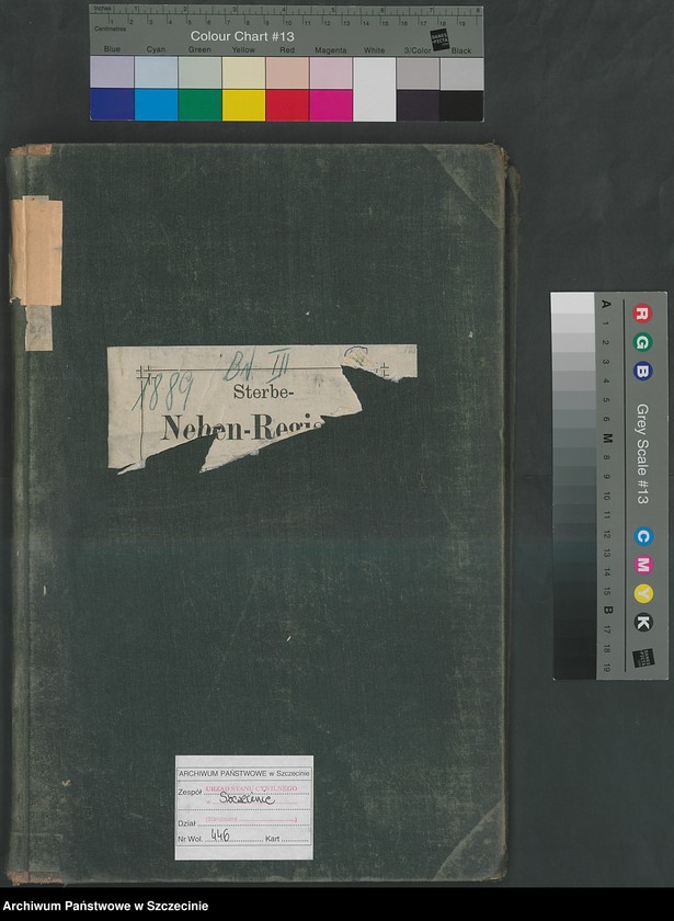 Obraz 2 z jednostki "Sterbe-Register (Neben-Register) Band III"