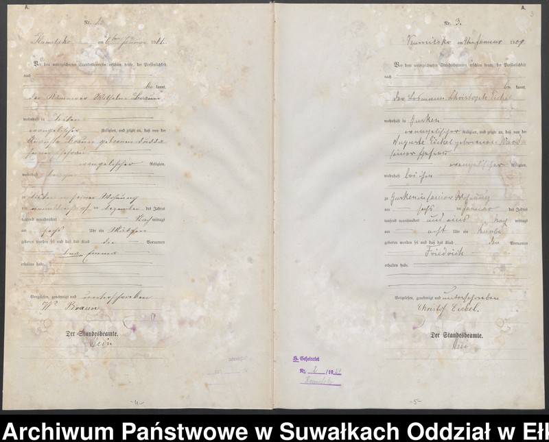 image.from.unit.number "Geburts-Haupt-Register des Königlichen Preussischen Standes-Amtes Kumilsko Kreis Johannisburg"