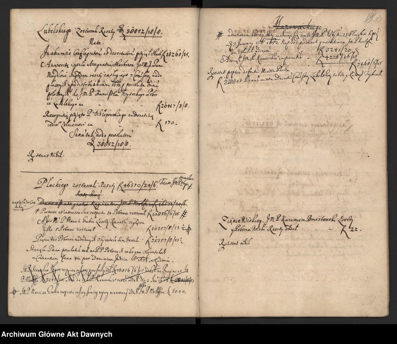 image.from.unit.number "Rozliczenie z poborcami wszelkich ziem z różnych podatków od 1640 r.."