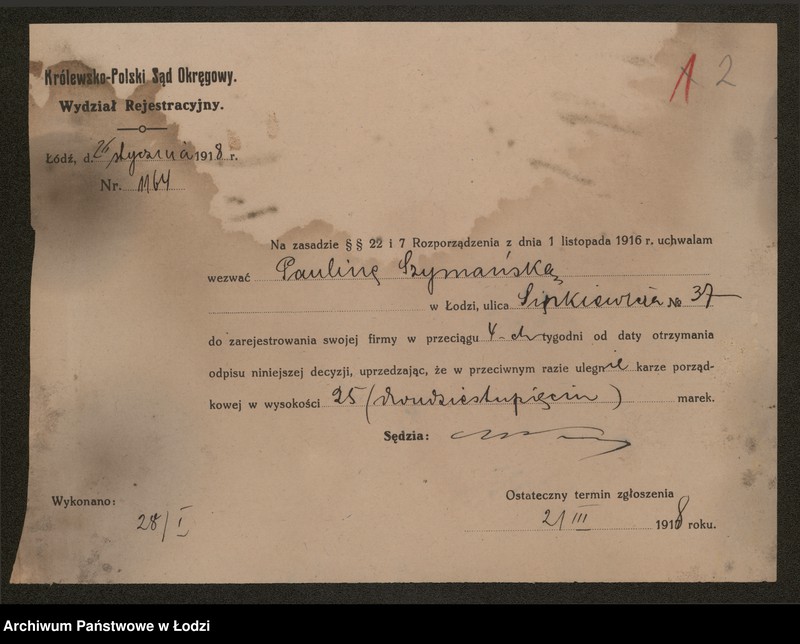 Obraz 4 z jednostki "Paulina Szymańska- skład trumien"