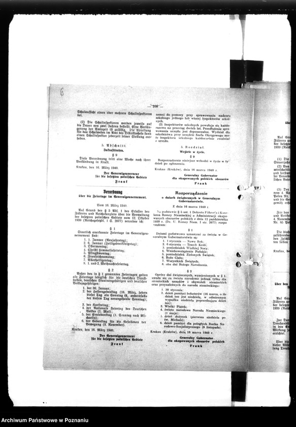 Obraz 11 z jednostki "Anordnungen, Vordrucke etc."