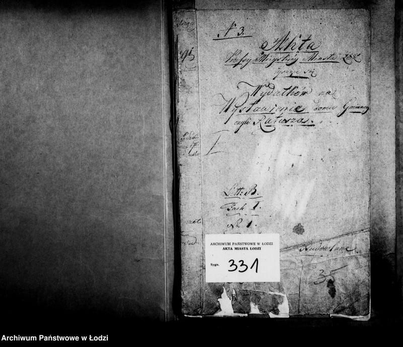 Obraz 5 z jednostki "Akta tyczące się budowy II-ego ratusza w mieście Łodzi"