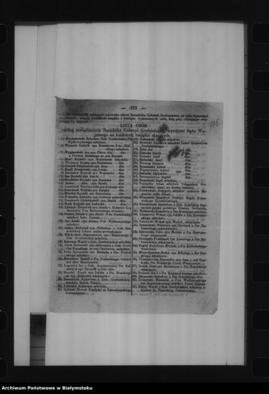 image.from.collection.number "Powstanie styczniowe na Białostocczyźnie111"