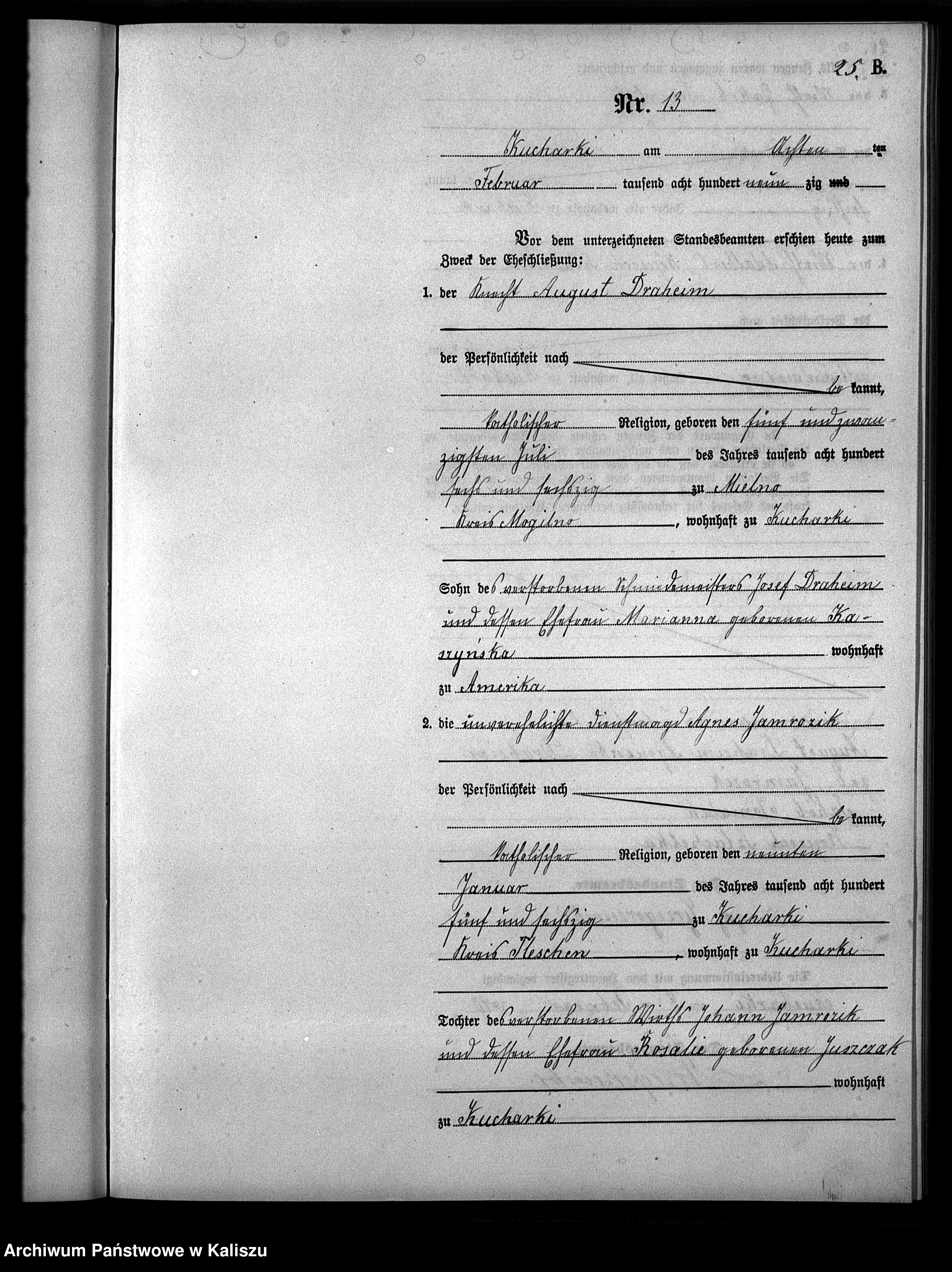 Skan z jednostki: [Księga małżeństw]