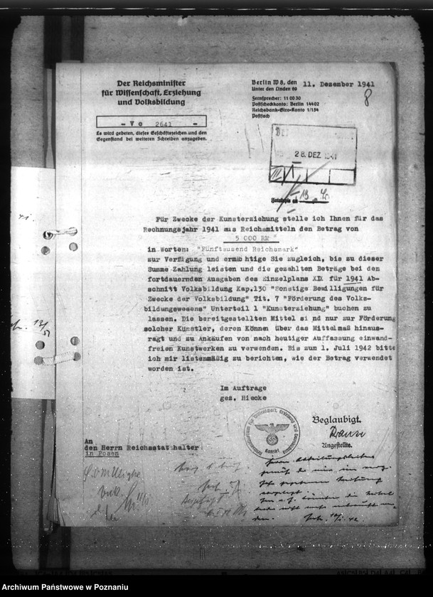 Obraz 13 z jednostki "Förderung der bildenden Künste"