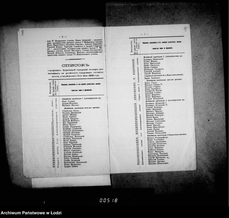 Obraz 10 z jednostki "Ob uveličenji štata ssysknago otdelenija"