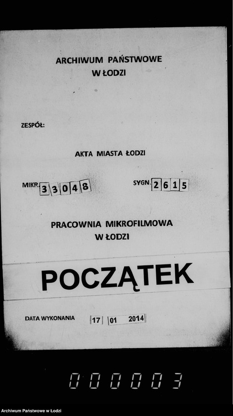 Obraz 1 z jednostki "Po deloproizvodstvu i imuščestve gorodskoj kassy"