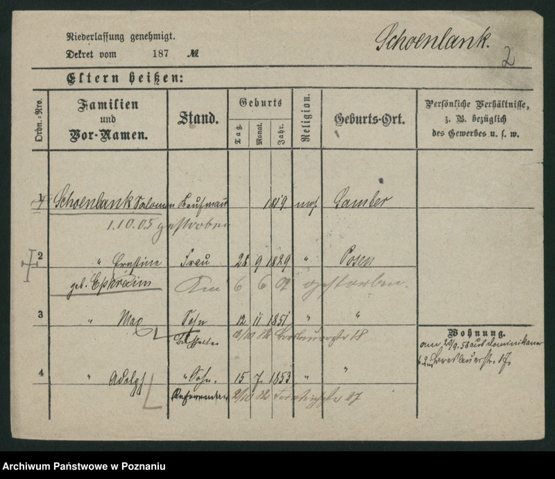 image.from.unit.number "Szenfelder (Schön) - Szeptycki"