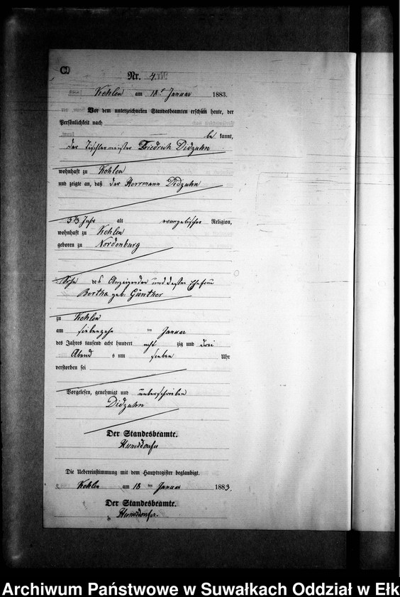 image.from.unit.number "Sterbe-Neben-Register des Preussischen Standes-Amtes Kehlen Kreis Angerburg"