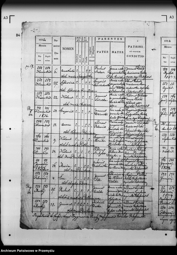 Obraz 6 z jednostki "[Kopie ksiąg metrykalnych parafii Pakość z filiami Buchowice, Czyszki (dekanat Mościska)]"