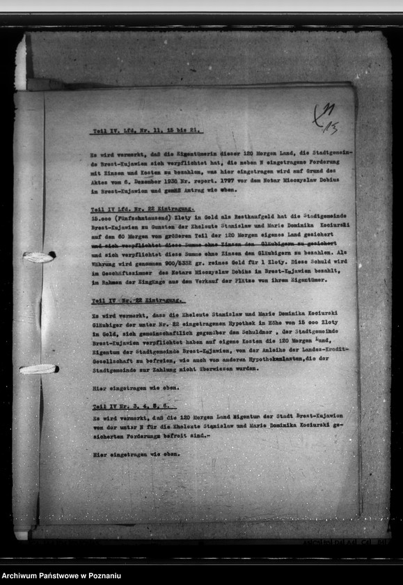 Obraz 19 z jednostki "Eigentumrechte an Ländereien der St. Brest, Landkreis Leslau (Włocławek)"