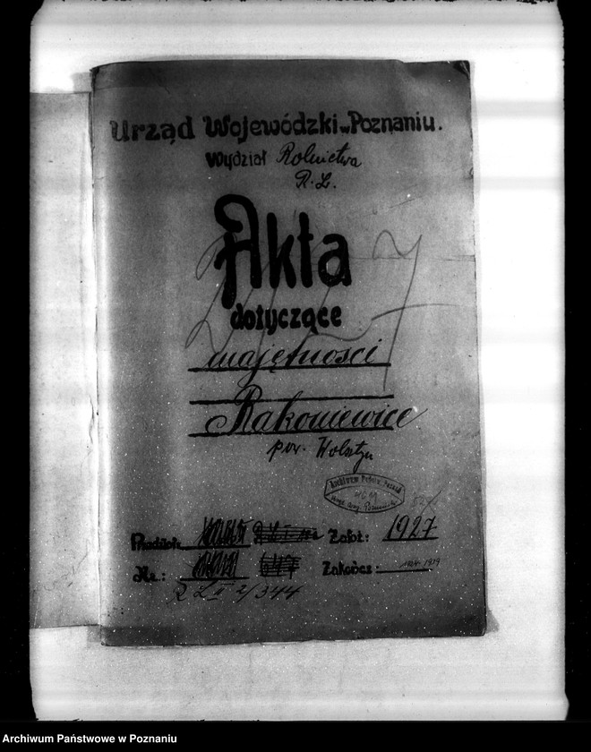 image.from.unit.number "Majętność leśna Rakoniewice powiat wolsztyński"